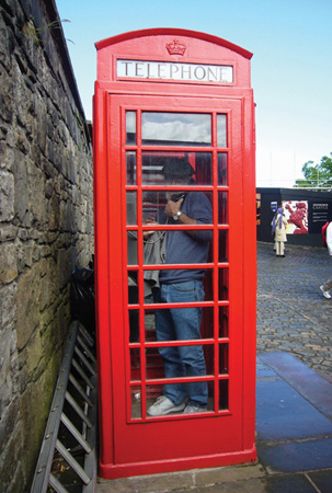 Edinburgh Castlephonebox